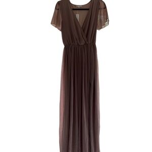 Baltic Born Chocolate Brown Maxi Dress
